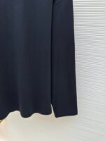 MIU MIU Embroidered Burnt Flower Logo Long Sleeve - Image 7