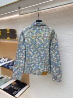 LOUIS VUITTON Colorful Checkered Denim Coat - Image 2