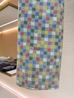 LOUIS VUITTON Colorful Checkered Jeans - Image 6