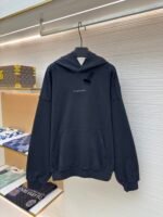 Balenciaga hot stamping hooded sweatshirt with holes