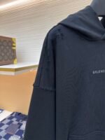 Balenciaga hot stamping hooded sweatshirt with holes - Image 4