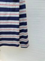 MIU MIU Grey Blue Stripe Long Sleeve - Image 7