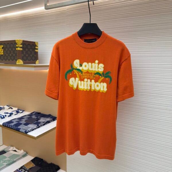 LOUIS VUITTON Coconut Tree Woolen Short Sleeves