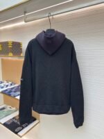 Balenciaga fake two-piece spliced zipper cardigan sweater - Image 2