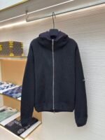 Balenciaga fake two-piece spliced zipper cardigan sweater - Image 9