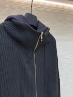 Balenciaga fake two-piece spliced zipper cardigan sweater - Image 8