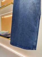 Balenciaga destroys denim wide leg pants - Image 6