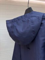 LOUIS VUITTON navy blue double-sided windproof pin jacket jacket jacket - Image 11