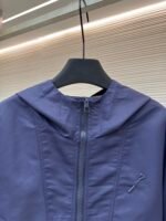 LOUIS VUITTON navy blue double-sided windproof pin jacket jacket jacket - Image 5