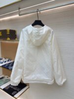 LOUIS VUITTON white double-sided windproof pin jacket jacket jacket - Image 4