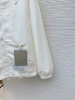 LOUIS VUITTON white double-sided windproof pin jacket jacket jacket - Image 9
