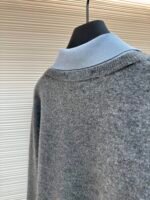 MIUMIU Morandi Polo Collar Color blocked Long Sleeve - Image 6