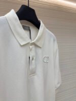 DIOR CD letter embroidered polo shirt - Image 8