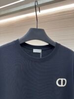 DIOR CD letter embroidered round neck short sleeved shirt - Image 3