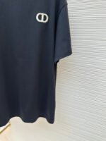 DIOR CD letter embroidered round neck short sleeved shirt - Image 7