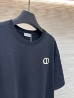 DIOR CD letter embroidered round neck short sleeved shirt - Image 8