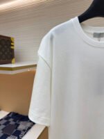 DIOR CD letter embroidered round neck short sleeved shirt - Image 4