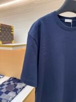 DIOR CD letter embroidered round neck short sleeved shirt - Image 4