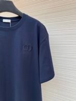 DIOR CD letter embroidered round neck short sleeved shirt - Image 5