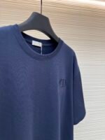 DIOR CD letter embroidered round neck short sleeved shirt - Image 8