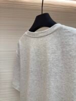 DIOR CD letter embroidered round neck short sleeved shirt - Image 9