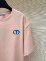 DIOR CD letter embroidered round neck short sleeved shirt - Image 5