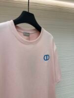 DIOR CD letter embroidered round neck short sleeved shirt - Image 8