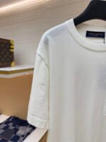 LOUIS VUITTON Vintage Knitted Embroidered Pocket Short Sleeve - Image 8