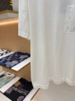 LOUIS VUITTON Vintage Knitted Embroidered Pocket Short Sleeve - Image 6