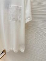 LOUIS VUITTON Vintage Knitted Embroidered Pocket Short Sleeve - Image 5