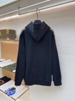 BURBERRY woven edge embroidered hooded sweatshirt - Image 2