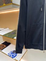 BURBERRY woven edge embroidered hooded sweatshirt - Image 6