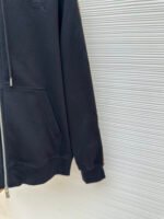 BURBERRY woven edge embroidered hooded sweatshirt - Image 7