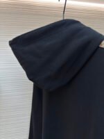 BURBERRY woven edge embroidered hooded sweatshirt - Image 9