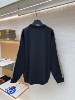 BURBERRY webbing trimmed round neck sweatshirt - Image 2