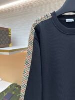 BURBERRY webbing trimmed round neck sweatshirt - Image 4