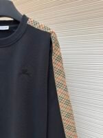 BURBERRY webbing trimmed round neck sweatshirt - Image 5