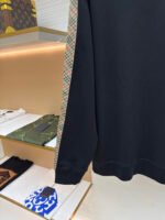 BURBERRY webbing trimmed round neck sweatshirt - Image 6