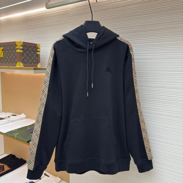 BURBERRY Ribbed Edge Hoodie Hoodie Hoodie