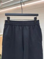 BURBERRY plaid woven embroidered sports pants - Image 3