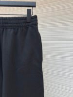 BURBERRY plaid woven embroidered sports pants - Image 5