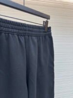 BURBERRY plaid woven embroidered sports pants - Image 8