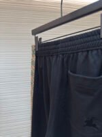 BURBERRY plaid woven embroidered sports pants - Image 9