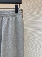 BURBERRY plaid woven embroidered sports pants - Image 5