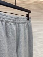 BURBERRY plaid woven embroidered sports pants - Image 8