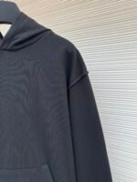 LOUIS VUITTON solid color pullover hoodie long sleeved sweatshirt - Image 3