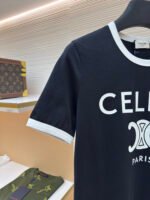 Celine letter printed T-shirt - Image 4