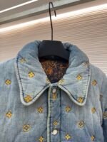 LOUIS VUITTON padded denim jacket style shirt - Image 3