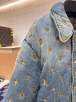LOUIS VUITTON padded denim jacket style shirt - Image 4