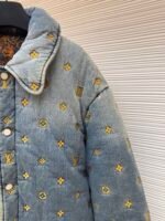 LOUIS VUITTON padded denim jacket style shirt - Image 5